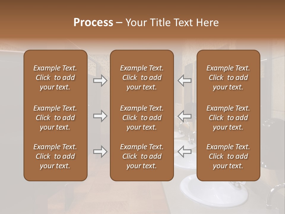 Restroom Washstand Faucet PowerPoint Template