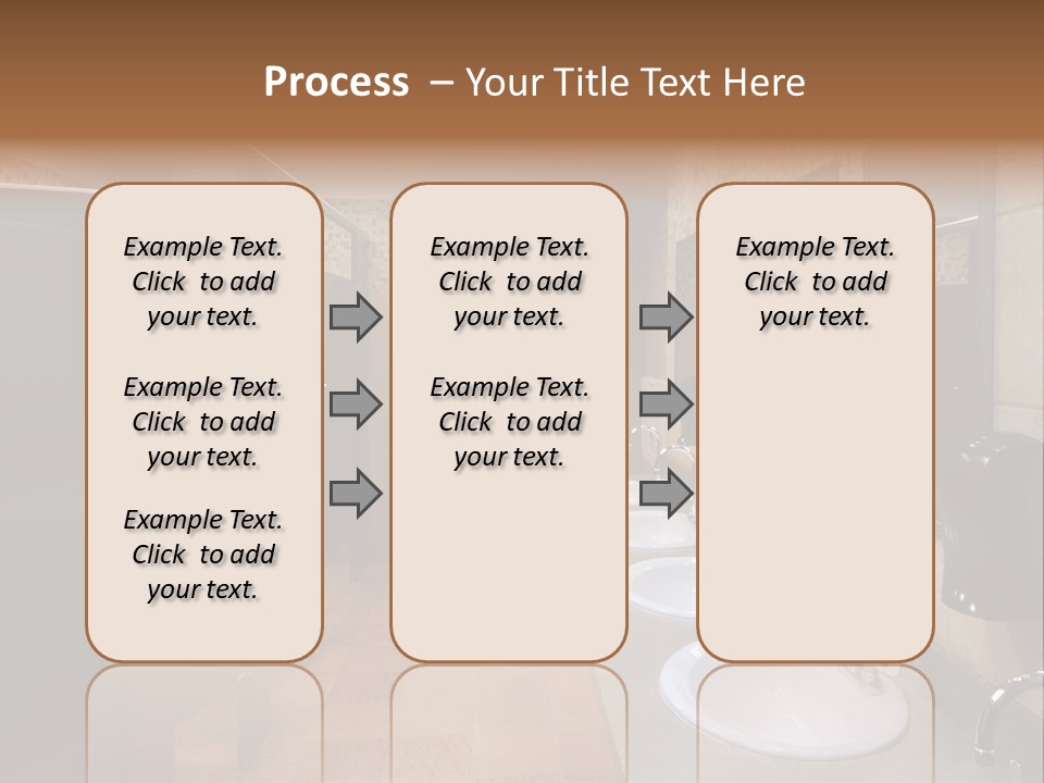 Restroom Washstand Faucet PowerPoint Template