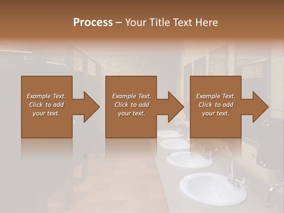 Restroom Washstand Faucet PowerPoint Template