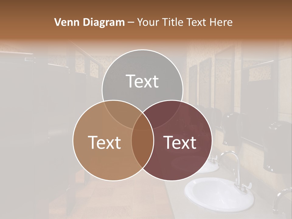 Restroom Washstand Faucet PowerPoint Template