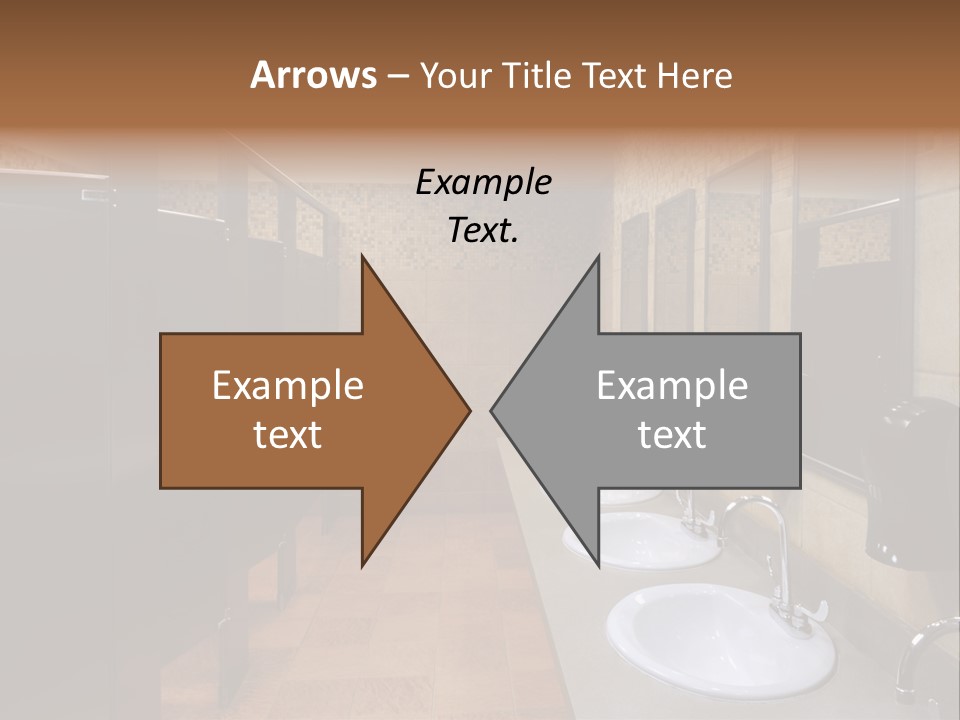 Restroom Washstand Faucet PowerPoint Template