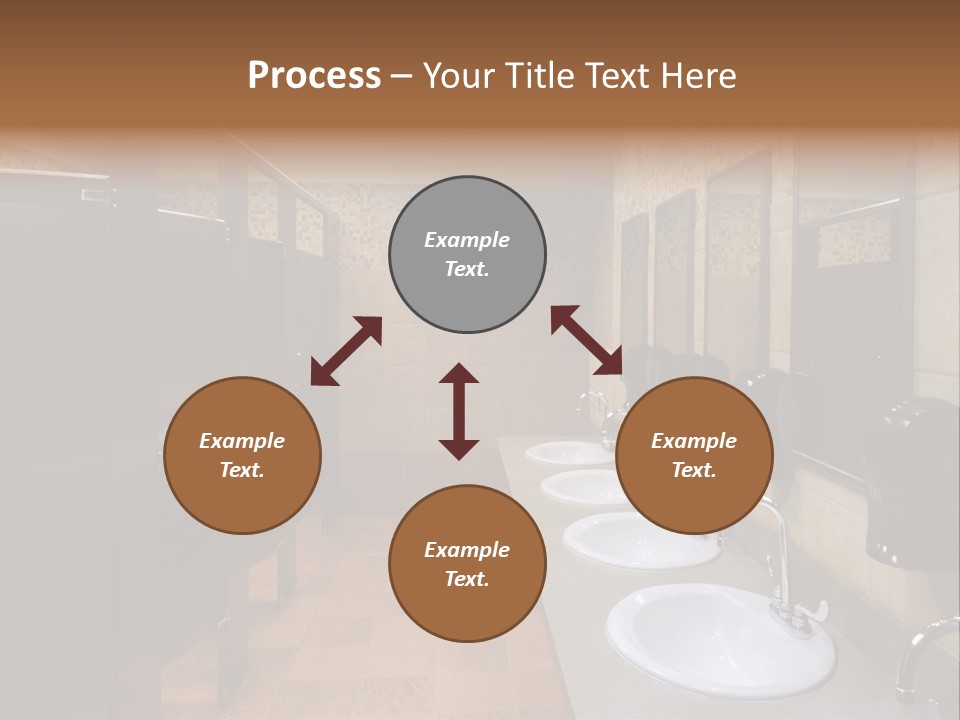 Restroom Washstand Faucet PowerPoint Template