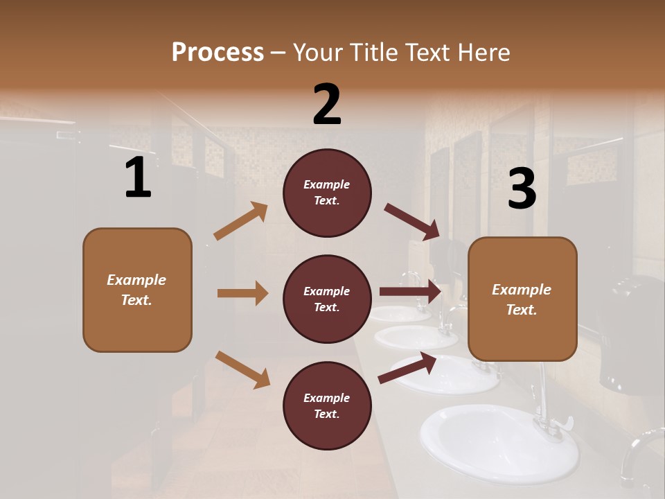Restroom Washstand Faucet PowerPoint Template