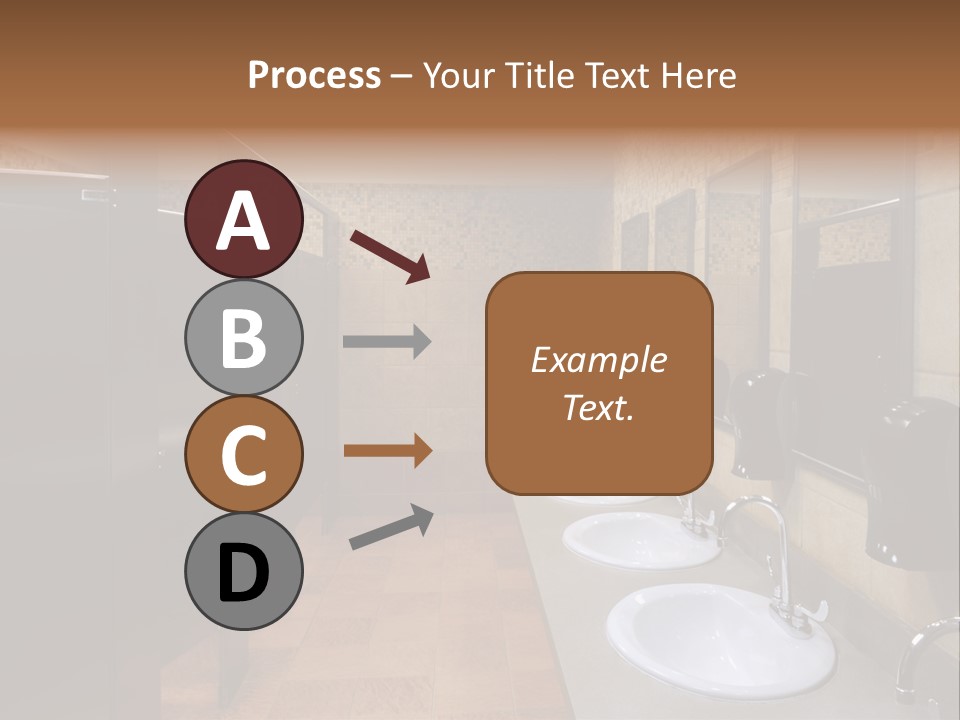 Restroom Washstand Faucet PowerPoint Template