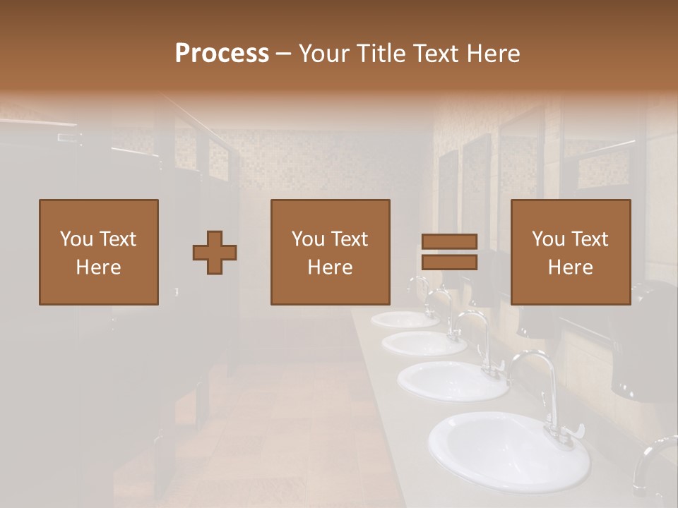 Restroom Washstand Faucet PowerPoint Template