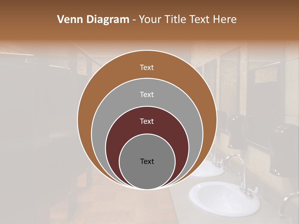 Restroom Washstand Faucet PowerPoint Template
