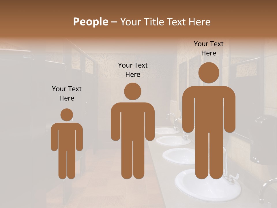 Restroom Washstand Faucet PowerPoint Template