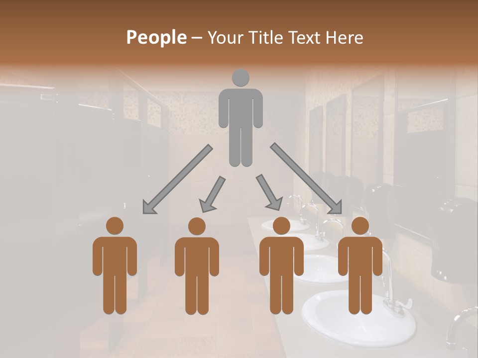 Restroom Washstand Faucet PowerPoint Template