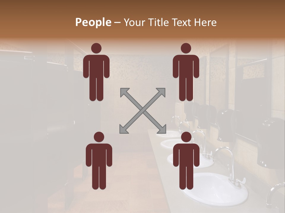 Restroom Washstand Faucet PowerPoint Template