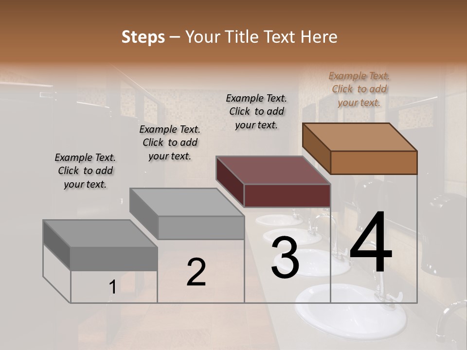 Restroom Washstand Faucet PowerPoint Template