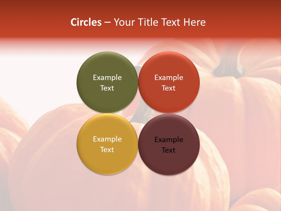 Border Pumpkins Little PowerPoint Template