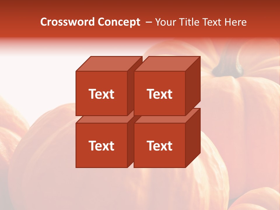 Border Pumpkins Little PowerPoint Template