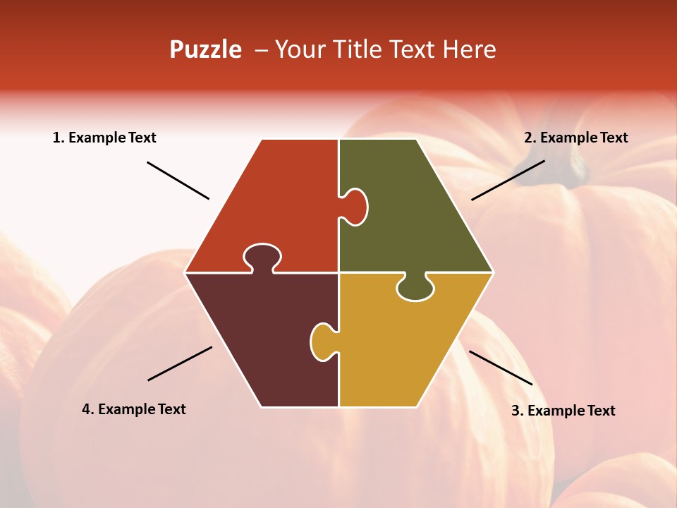 Border Pumpkins Little PowerPoint Template