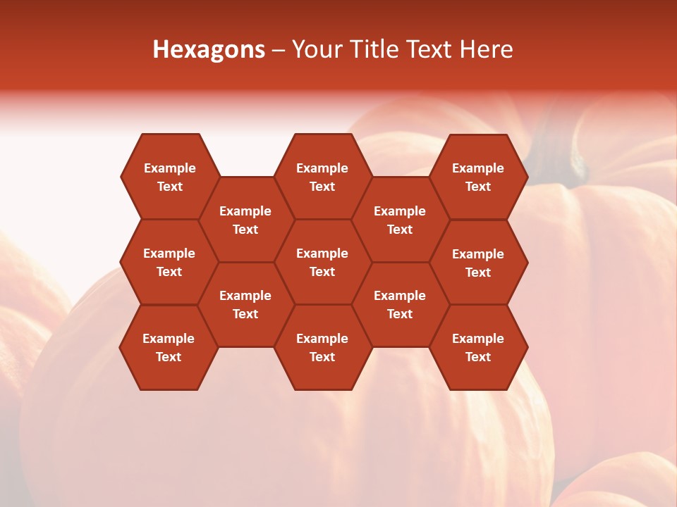 Border Pumpkins Little PowerPoint Template