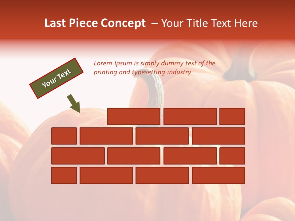 Border Pumpkins Little PowerPoint Template