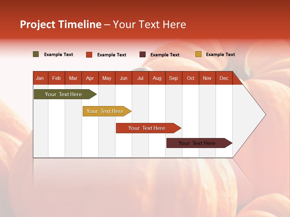 Border Pumpkins Little PowerPoint Template