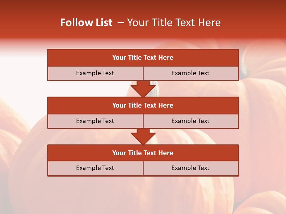 Border Pumpkins Little PowerPoint Template