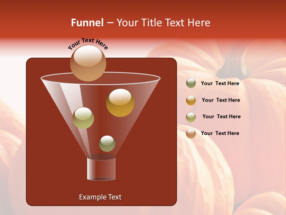 Border Pumpkins Little PowerPoint Template