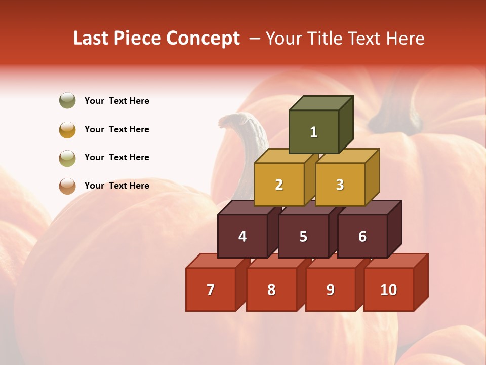 Border Pumpkins Little PowerPoint Template