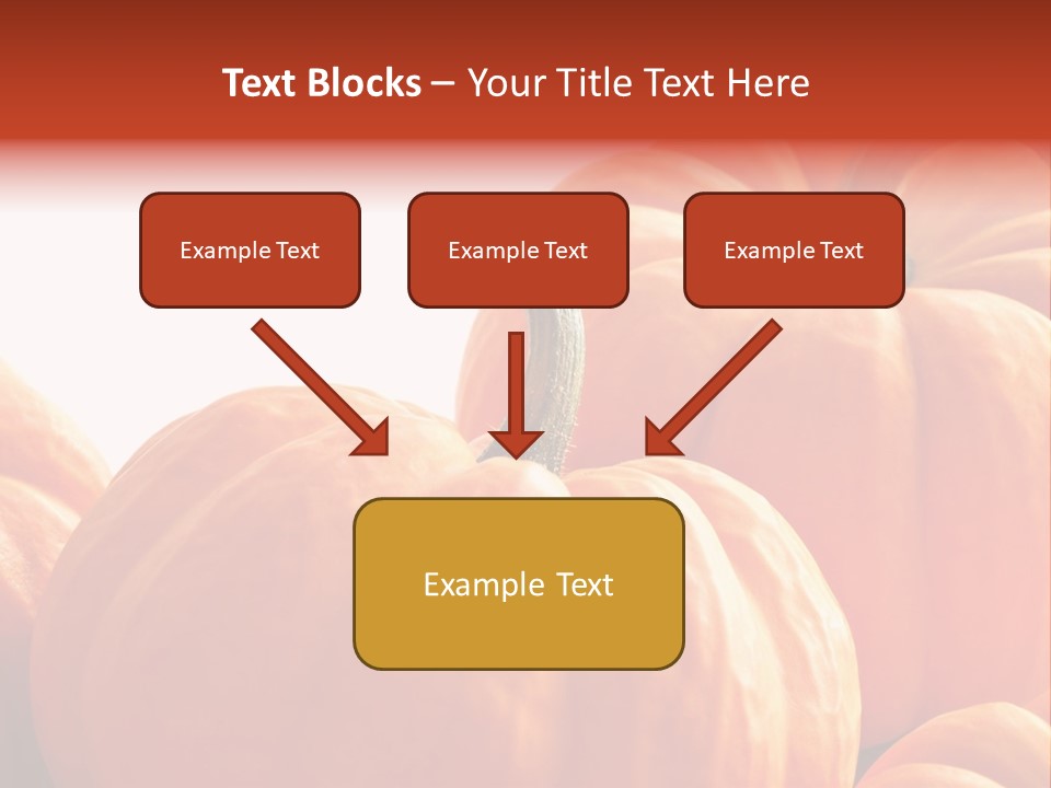 Border Pumpkins Little PowerPoint Template