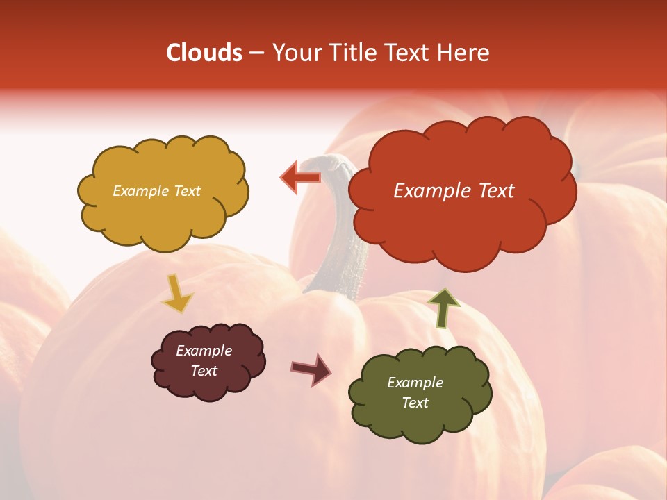 Border Pumpkins Little PowerPoint Template