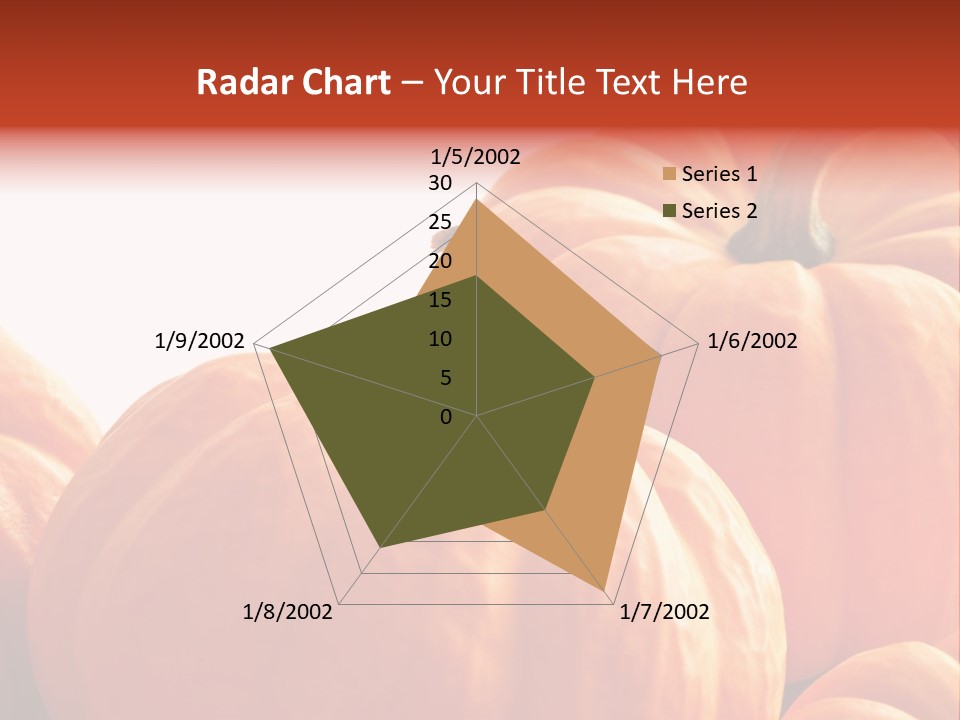 Border Pumpkins Little PowerPoint Template