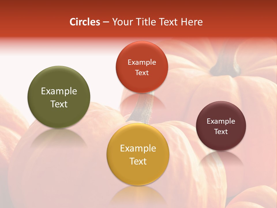 Border Pumpkins Little PowerPoint Template