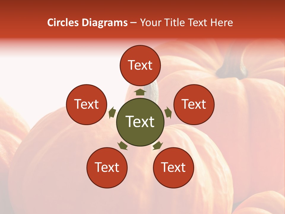 Border Pumpkins Little PowerPoint Template