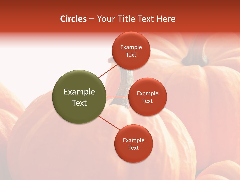 Border Pumpkins Little PowerPoint Template