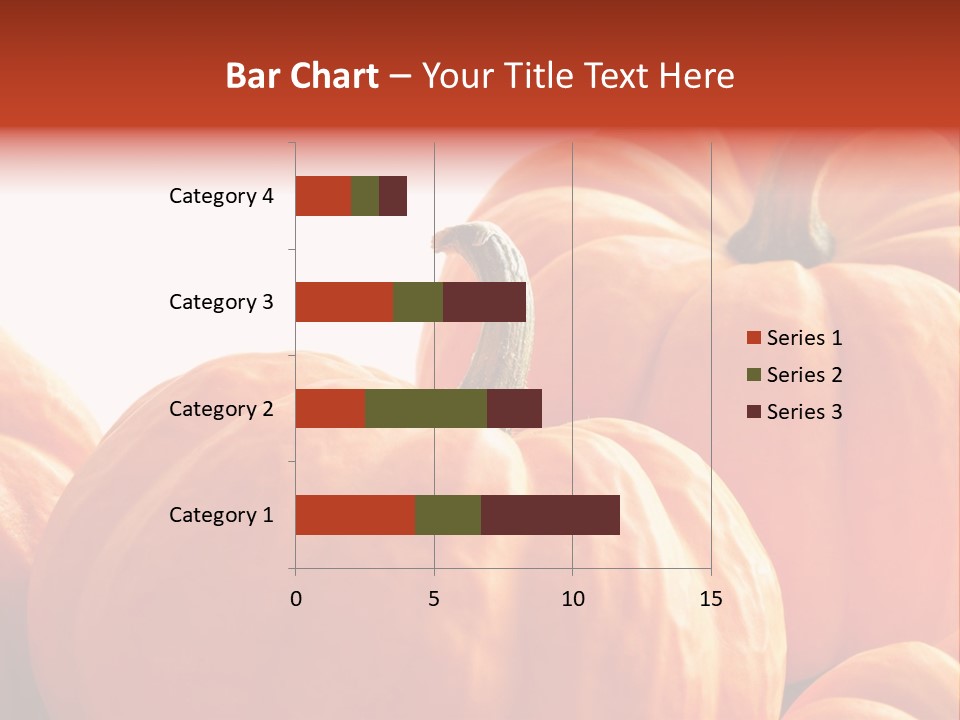 Border Pumpkins Little PowerPoint Template