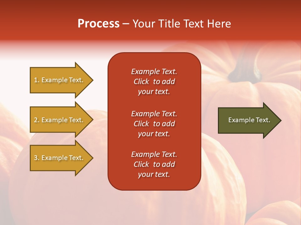 Border Pumpkins Little PowerPoint Template