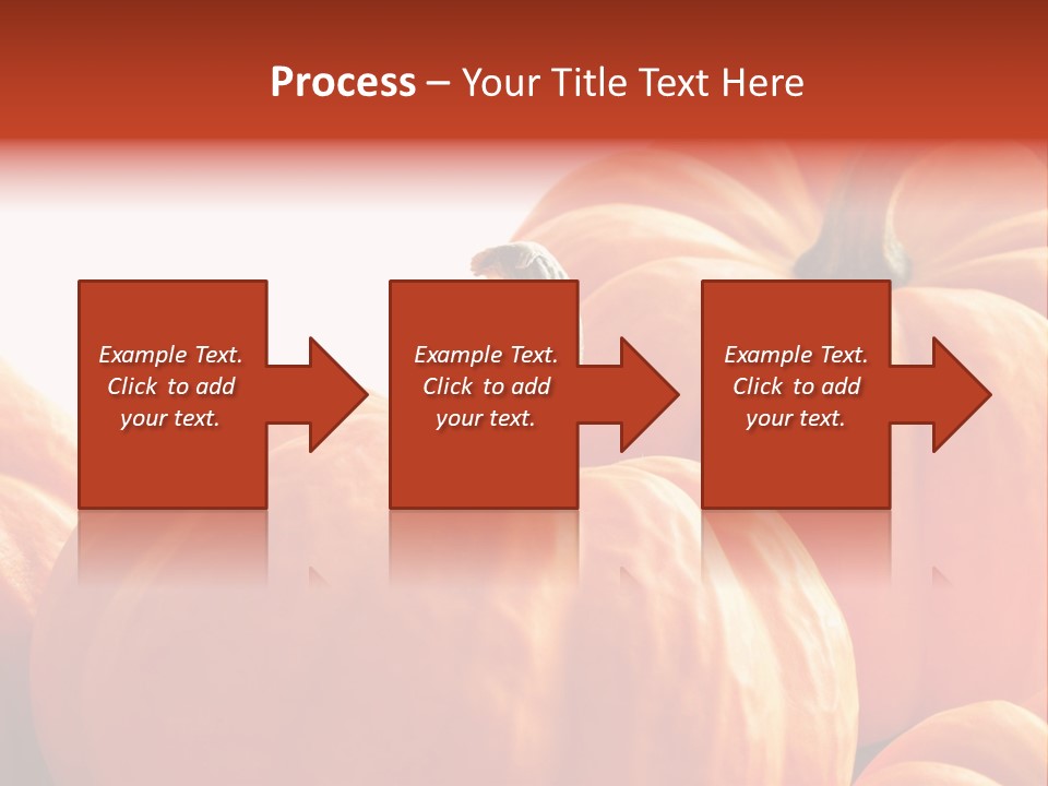 Border Pumpkins Little PowerPoint Template