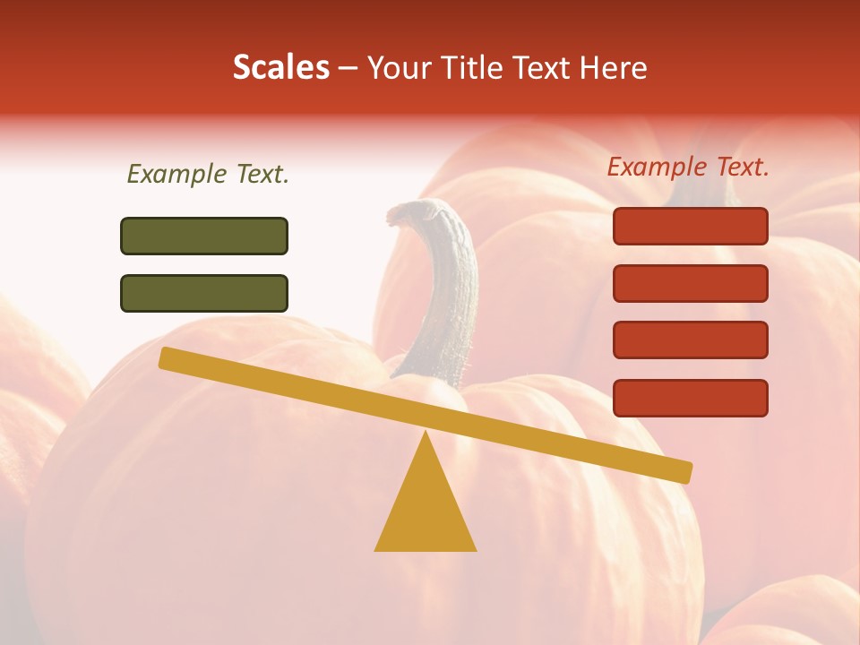 Border Pumpkins Little PowerPoint Template