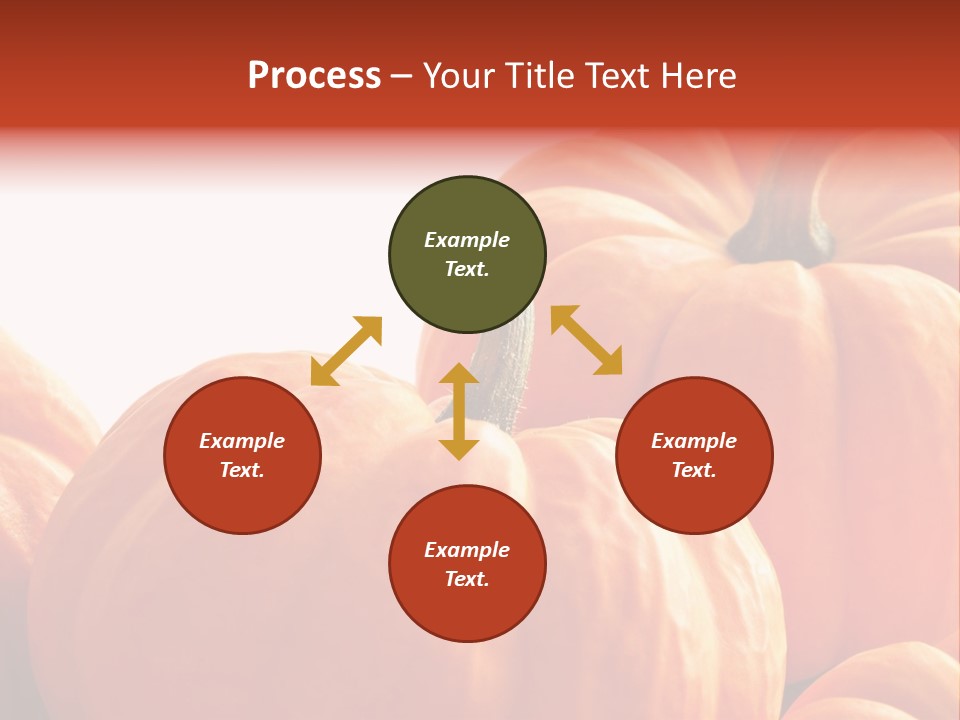 Border Pumpkins Little PowerPoint Template