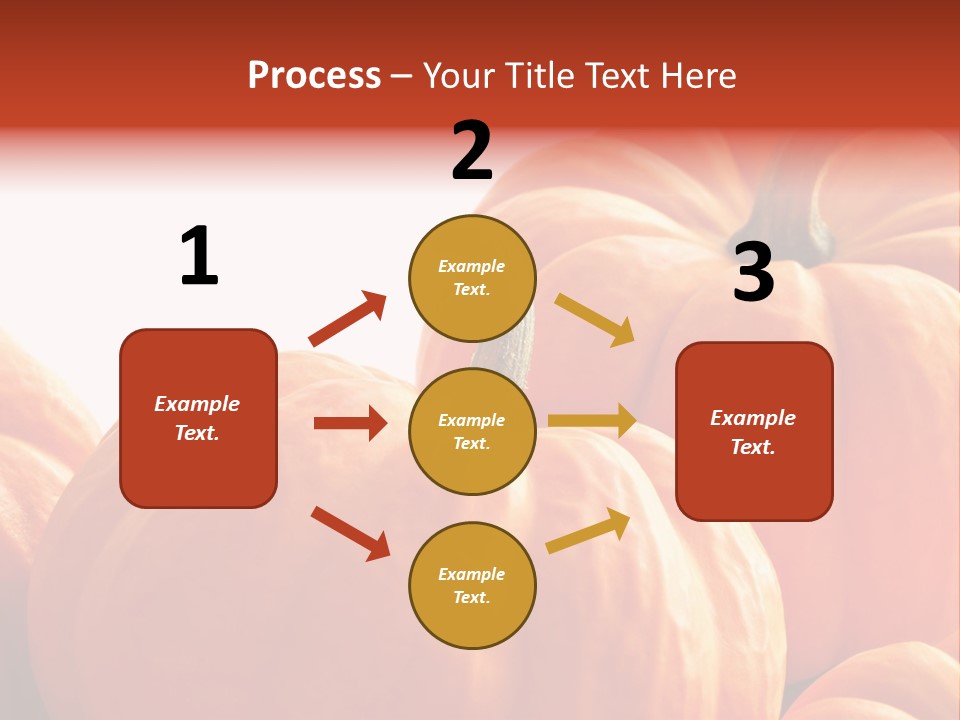Border Pumpkins Little PowerPoint Template