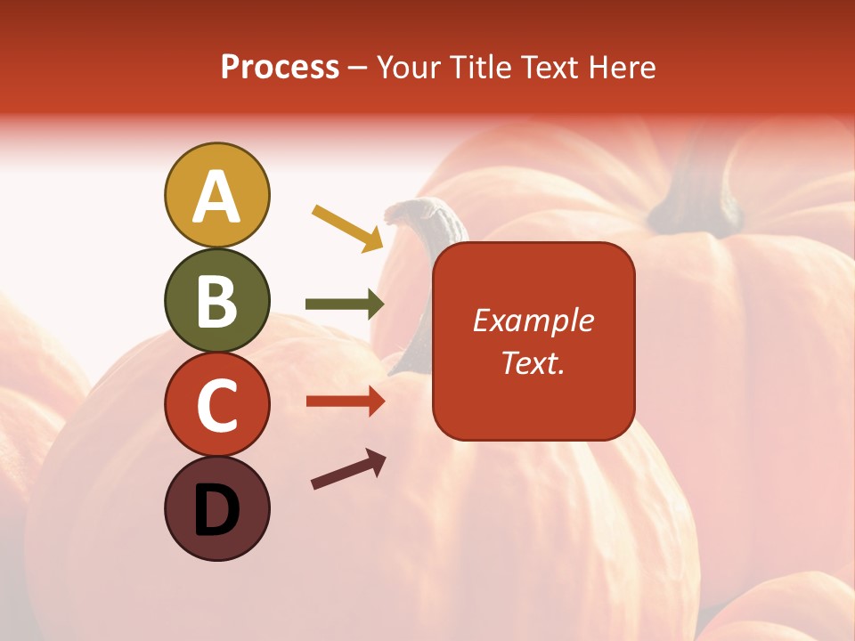 Border Pumpkins Little PowerPoint Template