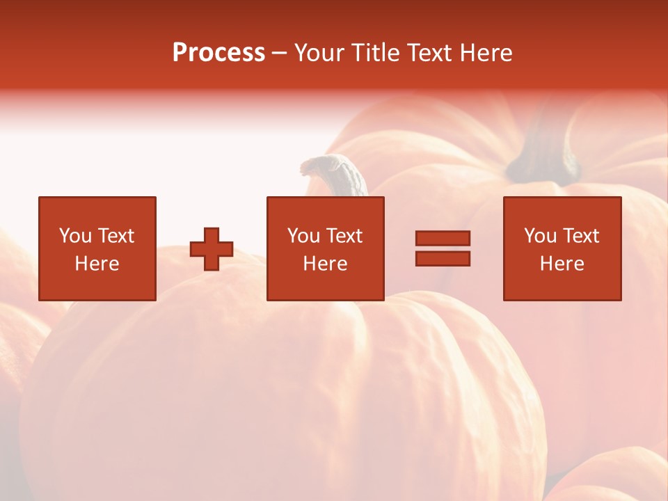 Border Pumpkins Little PowerPoint Template