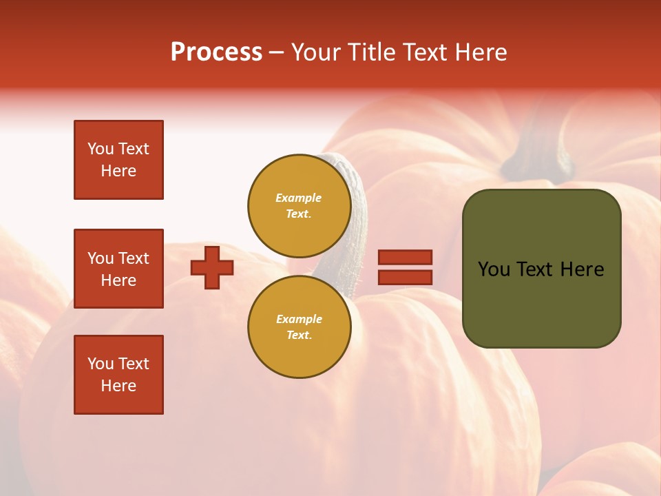Border Pumpkins Little PowerPoint Template