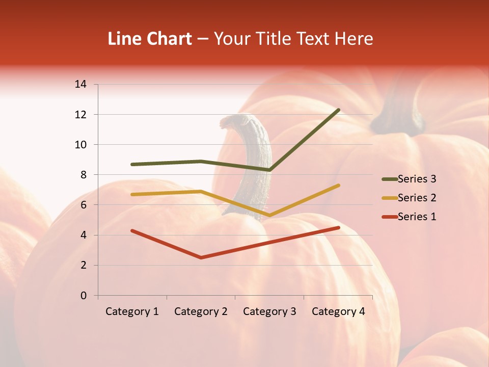 Border Pumpkins Little PowerPoint Template