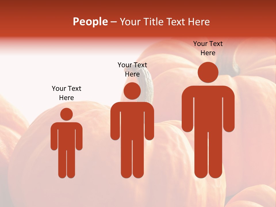 Border Pumpkins Little PowerPoint Template