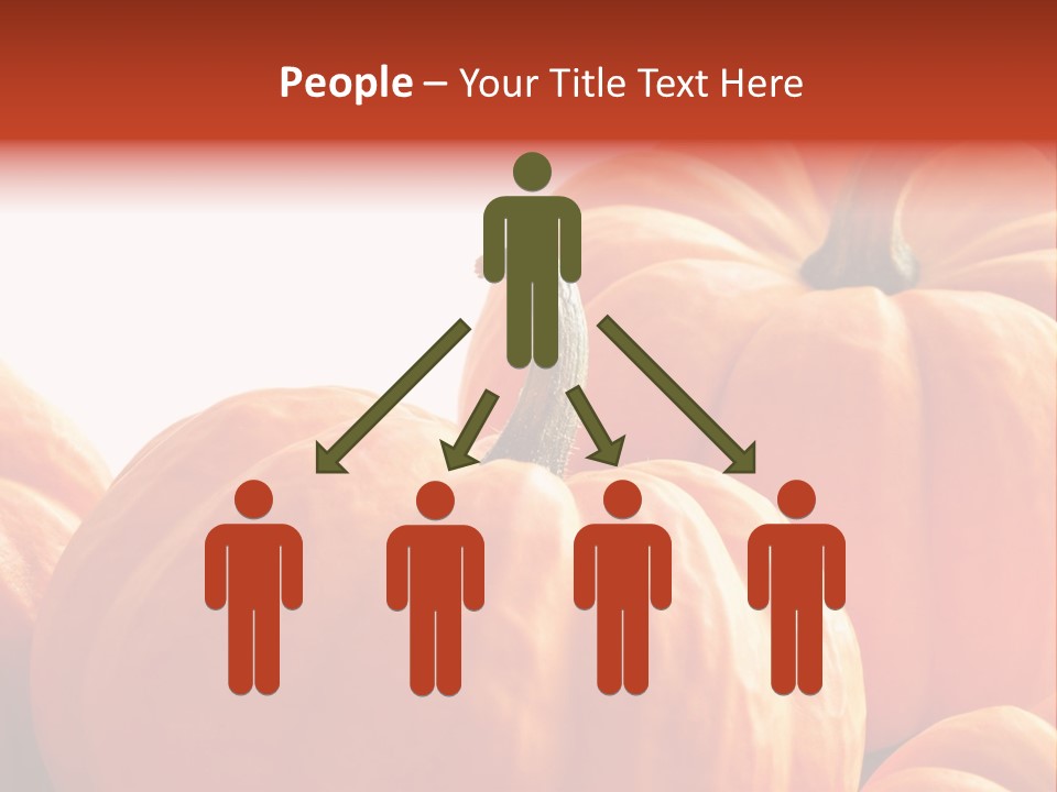 Border Pumpkins Little PowerPoint Template