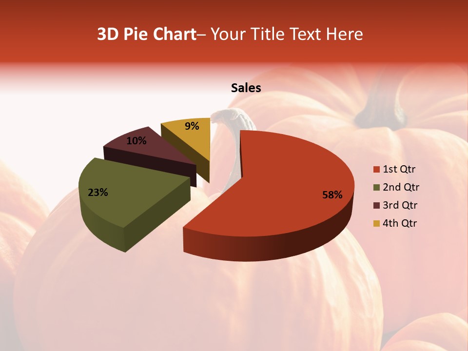 Border Pumpkins Little PowerPoint Template