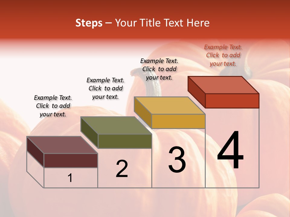 Border Pumpkins Little PowerPoint Template