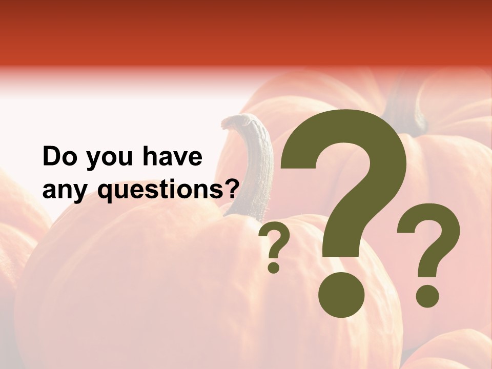 Border Pumpkins Little PowerPoint Template