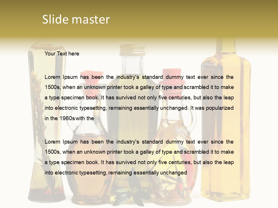 Descriptive White Deli PowerPoint Template