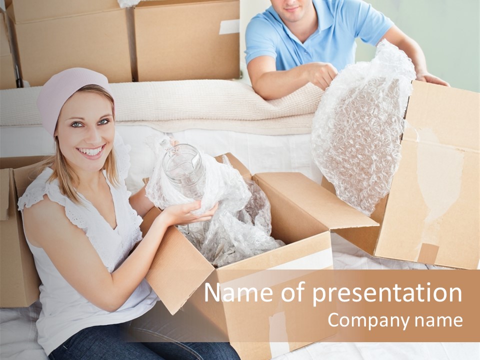 Home Couple Radiant PowerPoint Template