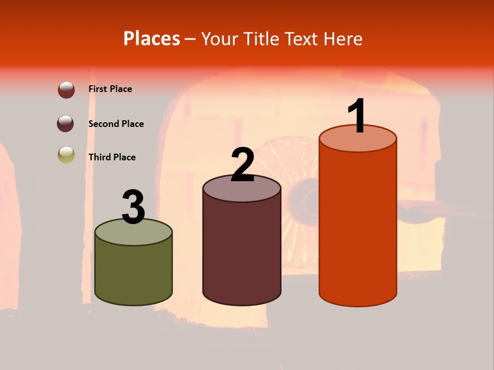Glass Romance Place PowerPoint Template