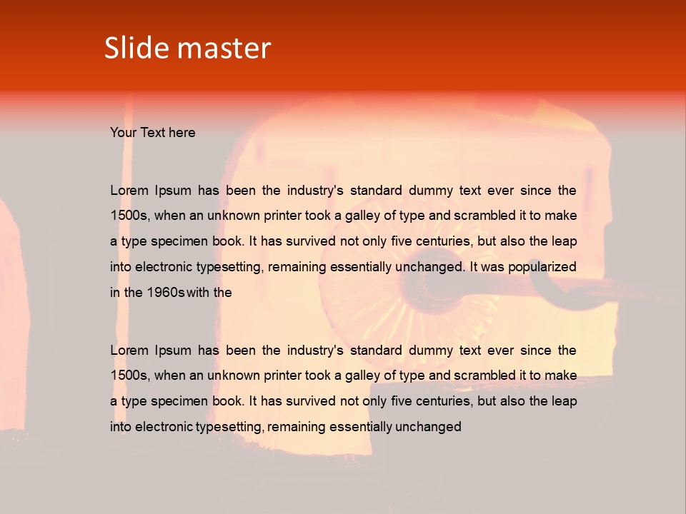 Glass Romance Place PowerPoint Template