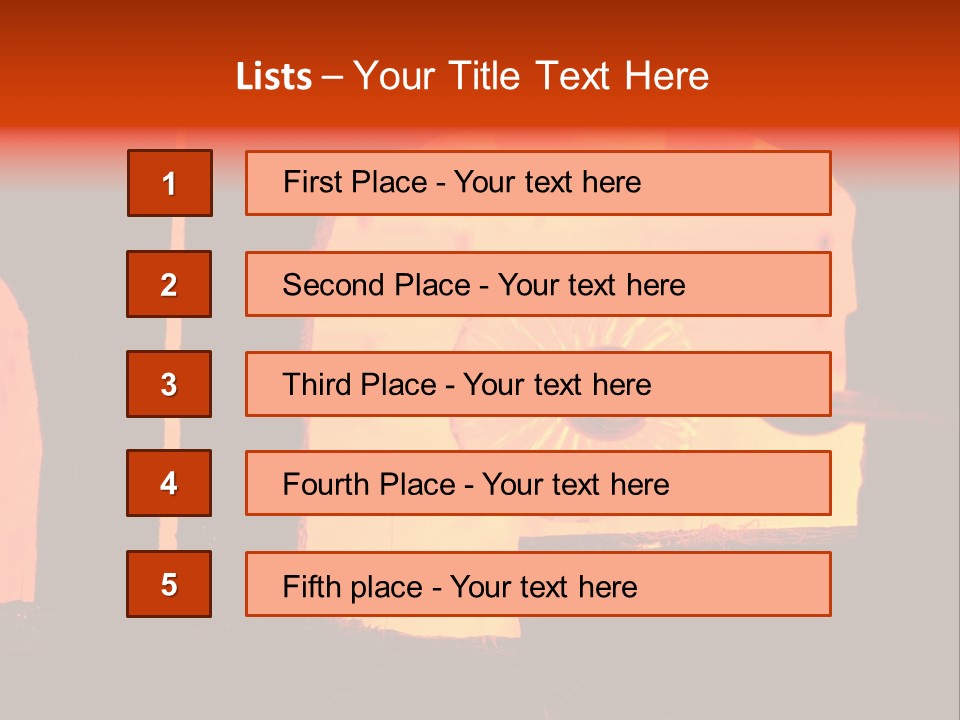 Glass Romance Place PowerPoint Template
