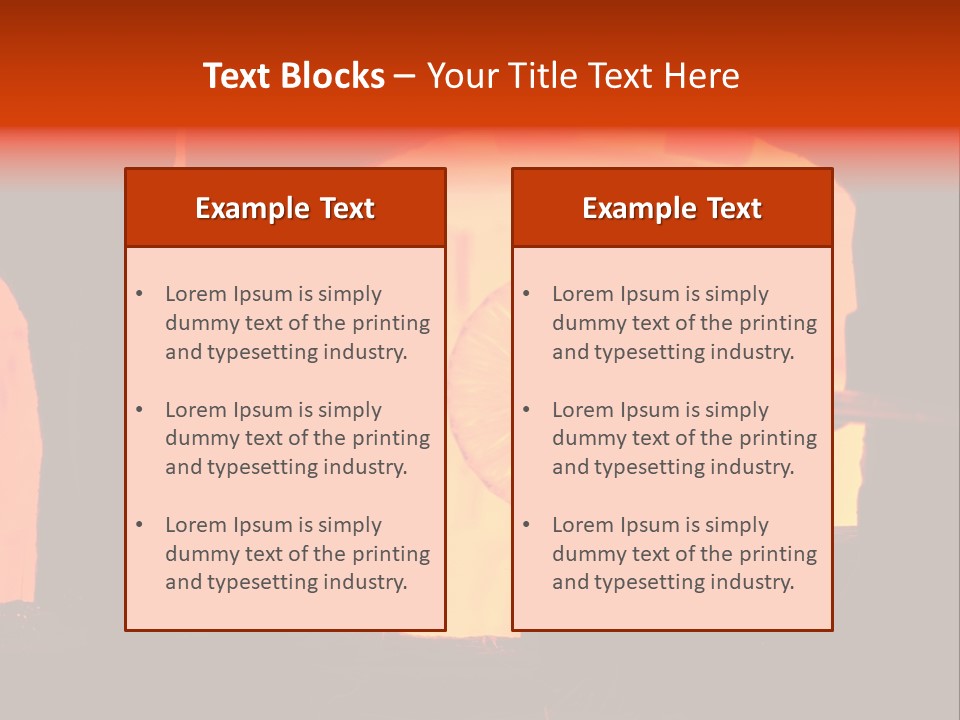 Glass Romance Place PowerPoint Template